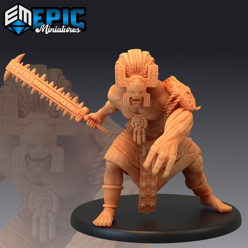 Giant Temple Guard 3D-printed model