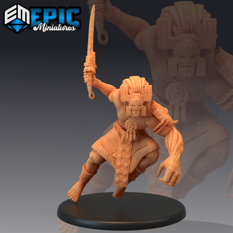 Giant Temple Guard 3D-printed model