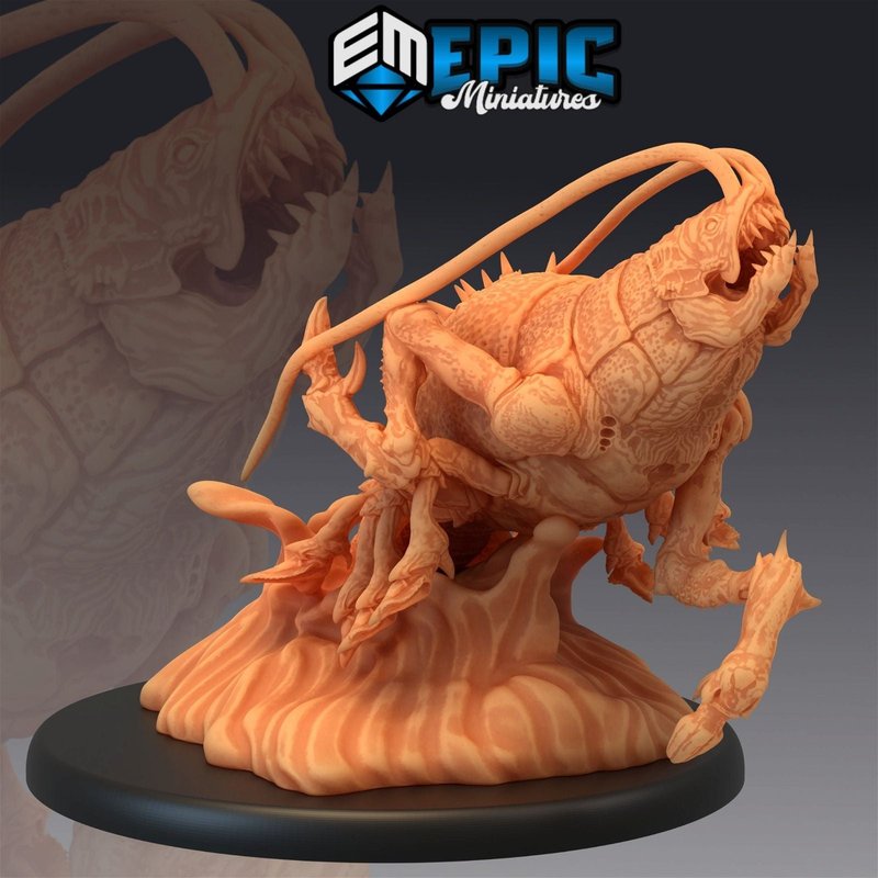 Giant Thermal Shrimp 3D-printed model