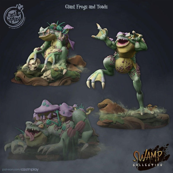 Giant Toads 3D-printed model