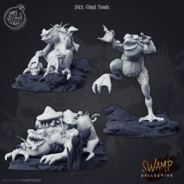 Giant Toads 3D-printed model