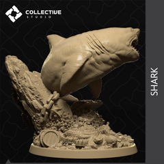 Giant White Shark - The Printable Dragon