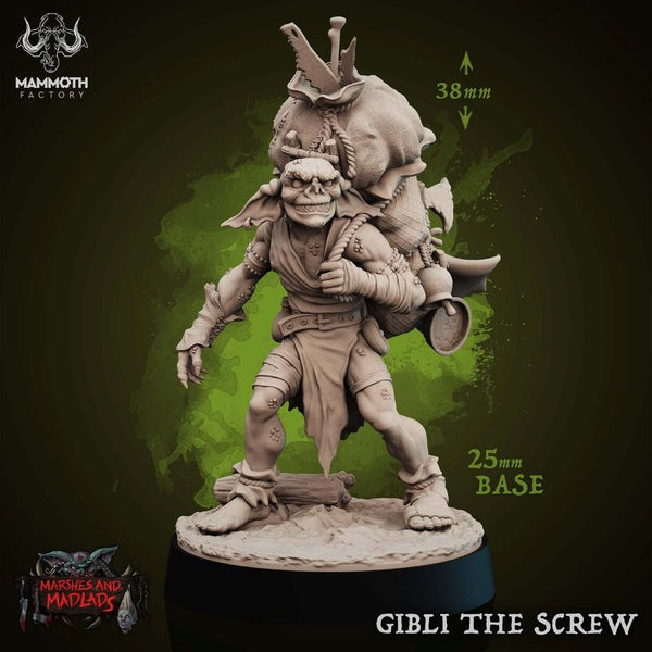 Gibli The Screw 3D-printed model