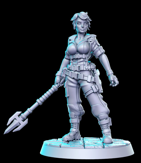 Gijoe Lady Jaye 3D-printed model