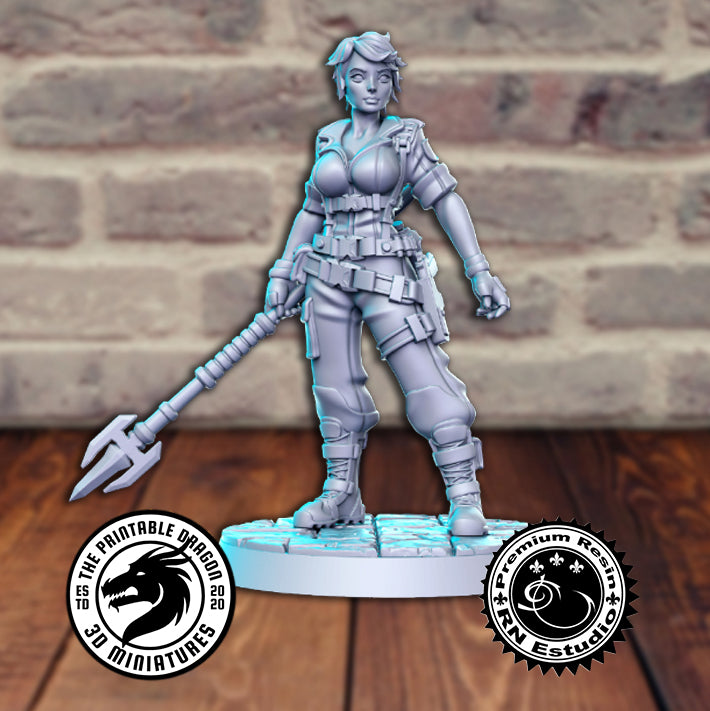 Gijoe Lady Jaye 3D-printed model