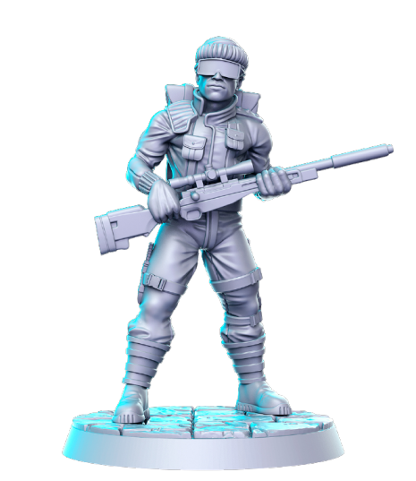 Gijoe Low Light 3D-printed model