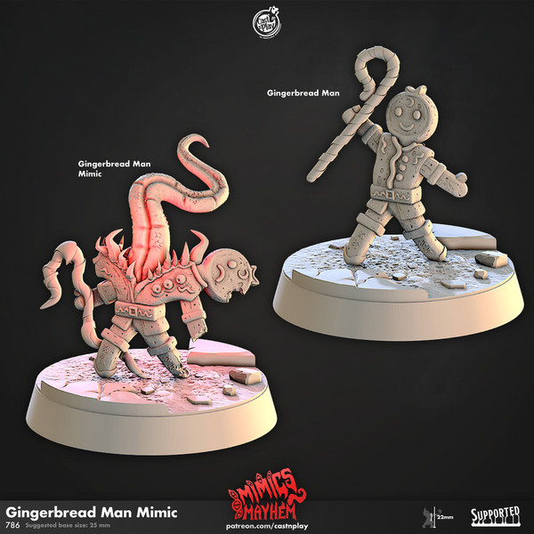 Gingerbread Man Mimic 3D-printed model
