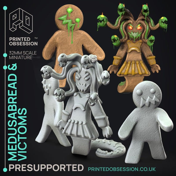Gingerbread Monsters 3D-printed model