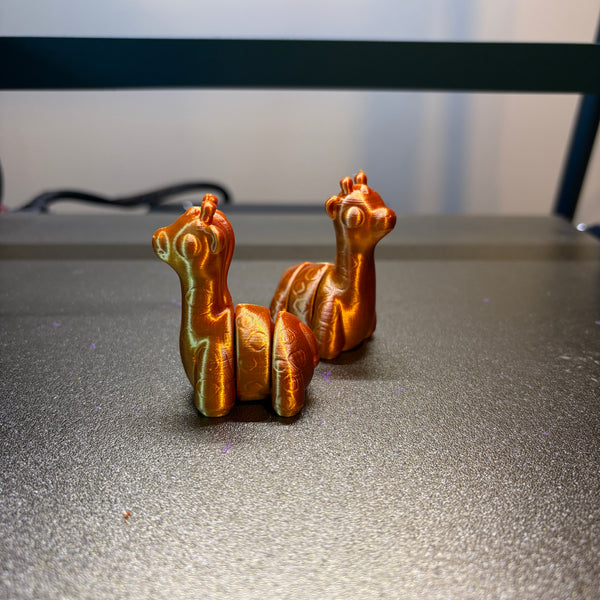 Giraffe 3D-printed model