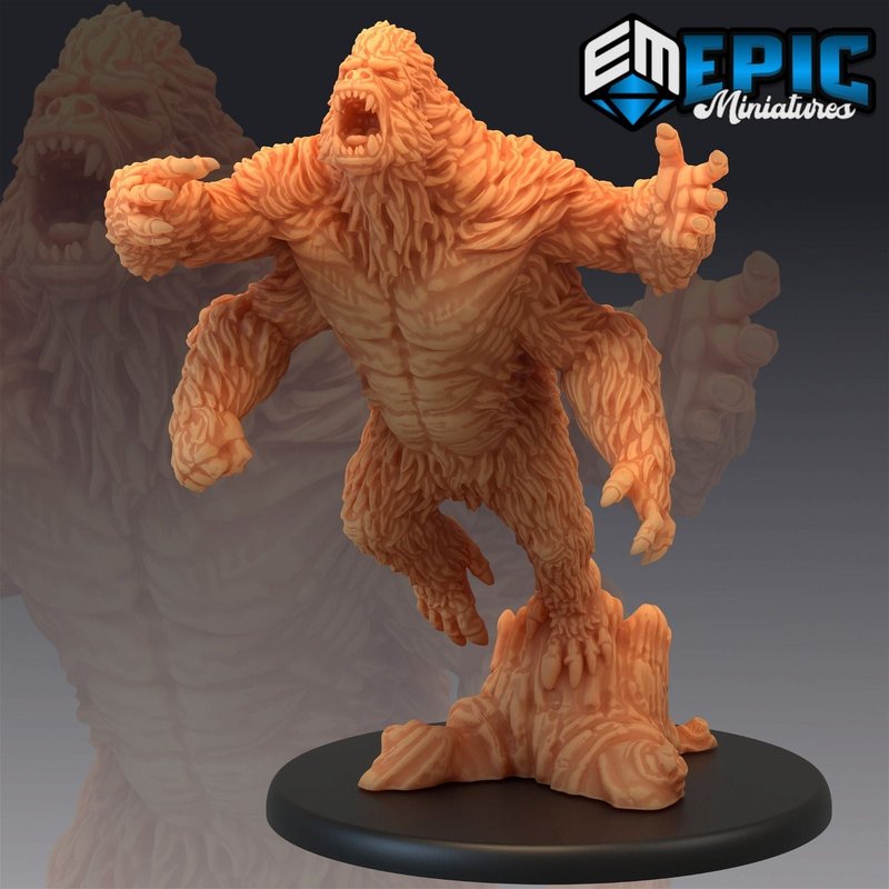 Girallon Attacking 3D-printed model