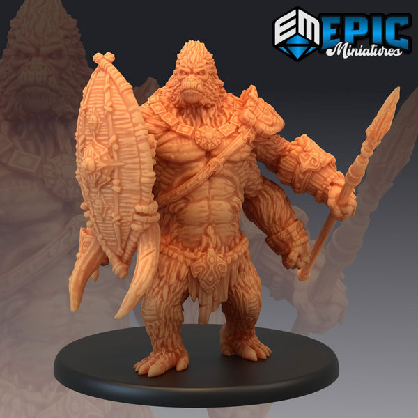 Girallon Tribe Warrior - The Printable Dragon