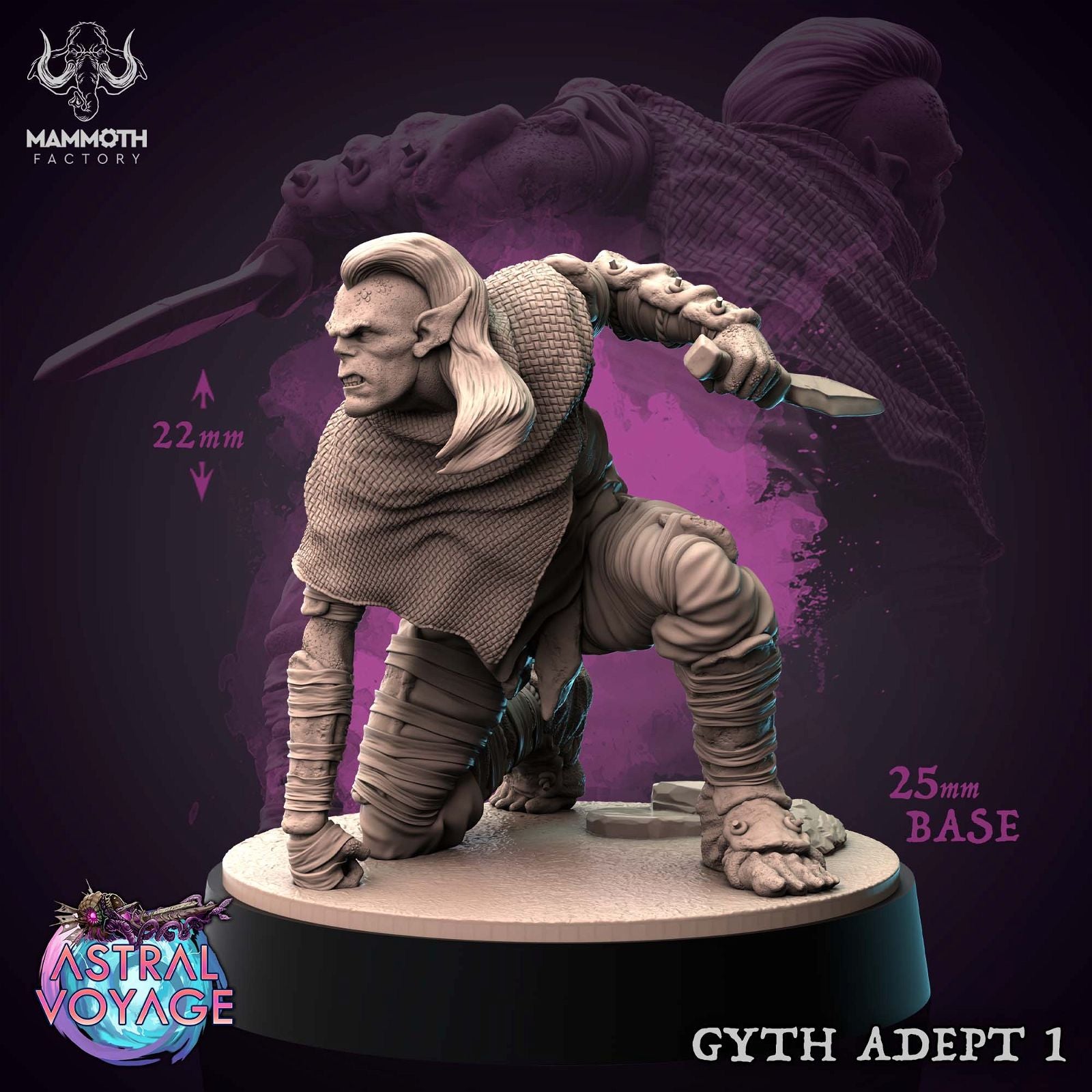 Gith Gith Adept – The Printable Dragon
