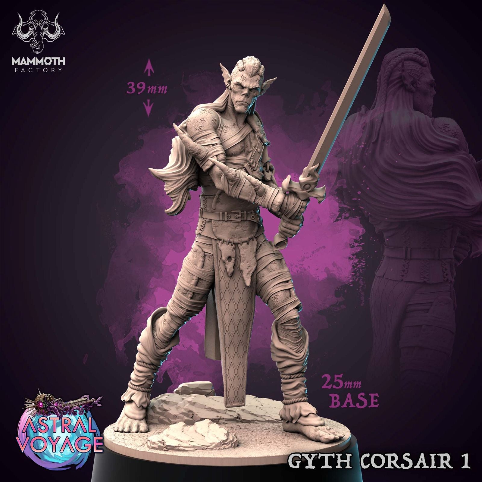 Gith Gith Corsair – The Printable Dragon