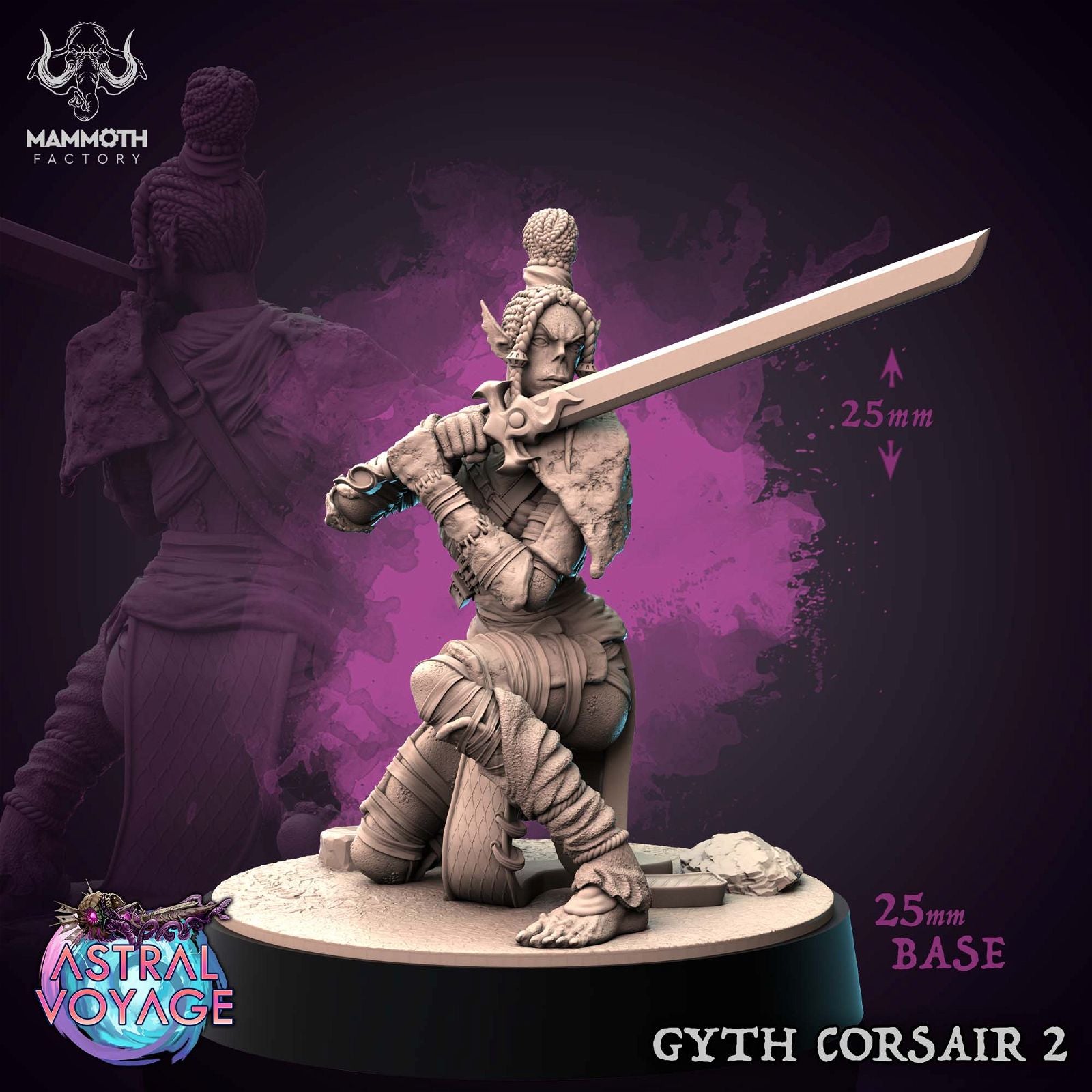 Gith Gith Corsair – The Printable Dragon