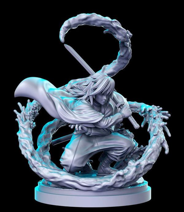 Giyu Tomioka 3D-printed model