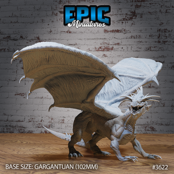 Glacier Dragon 3D-printed model