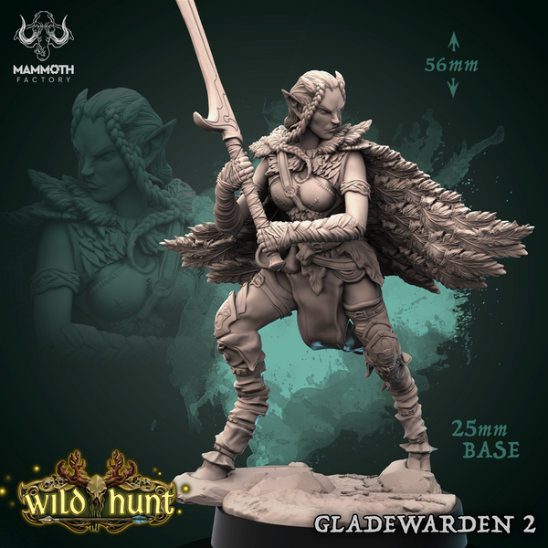 Gladewardens 3D-printed model