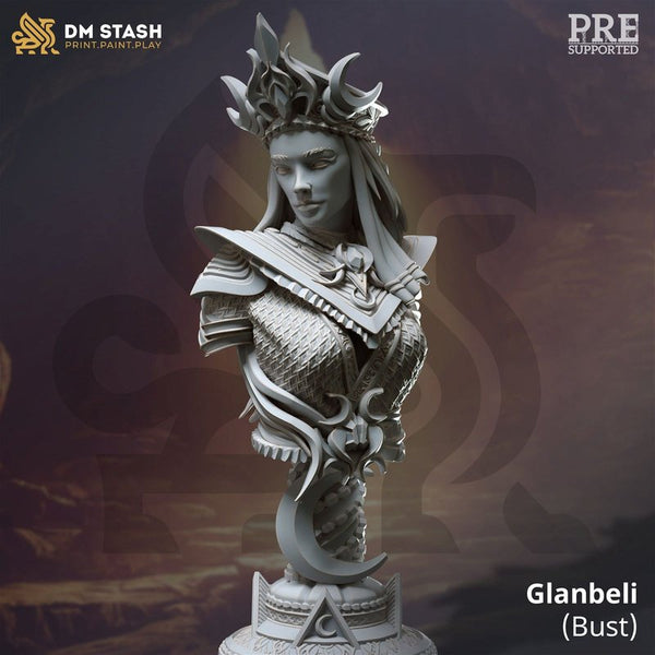 Glanbeli Bust 3D-printed model