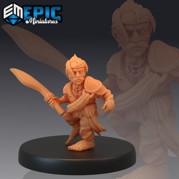Gnome Pirate 3D-printed model