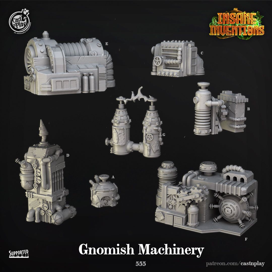 Gnomish Machinery - The Printable Dragon