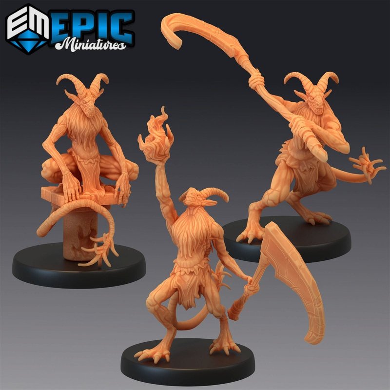 Goat Demon 3D-printed model