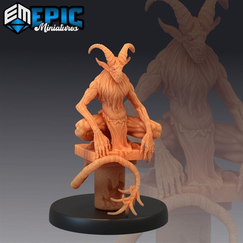 Goat Demon 3D-printed model