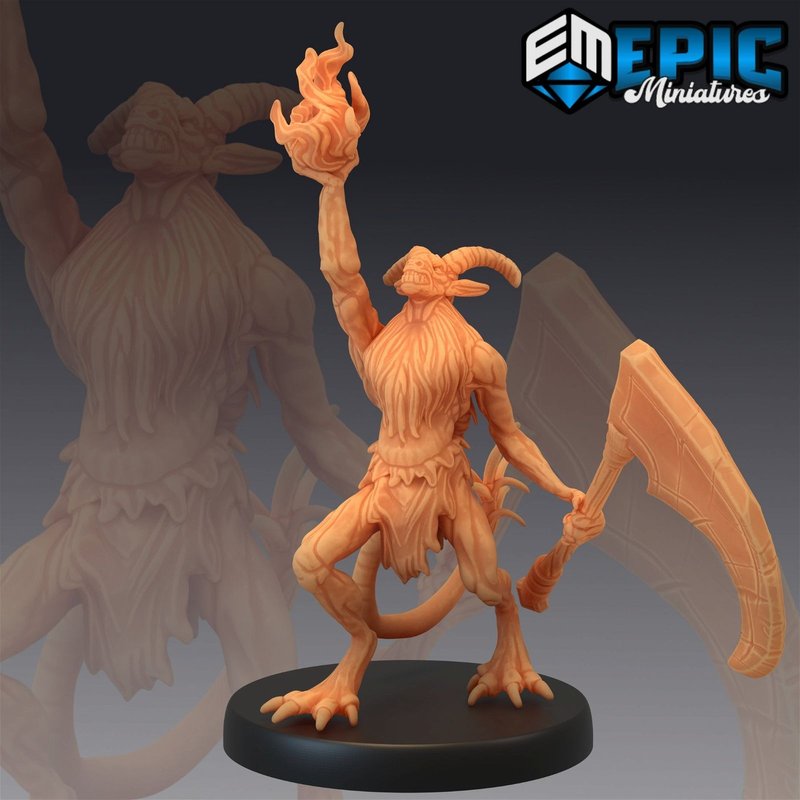 Goat Demon 3D-printed model
