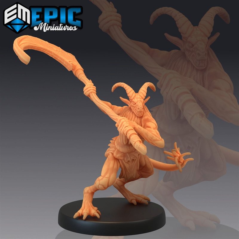 Goat Demon 3D-printed model