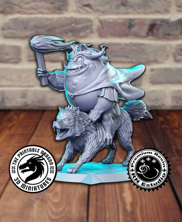 Goblin Warg 3D-printed model