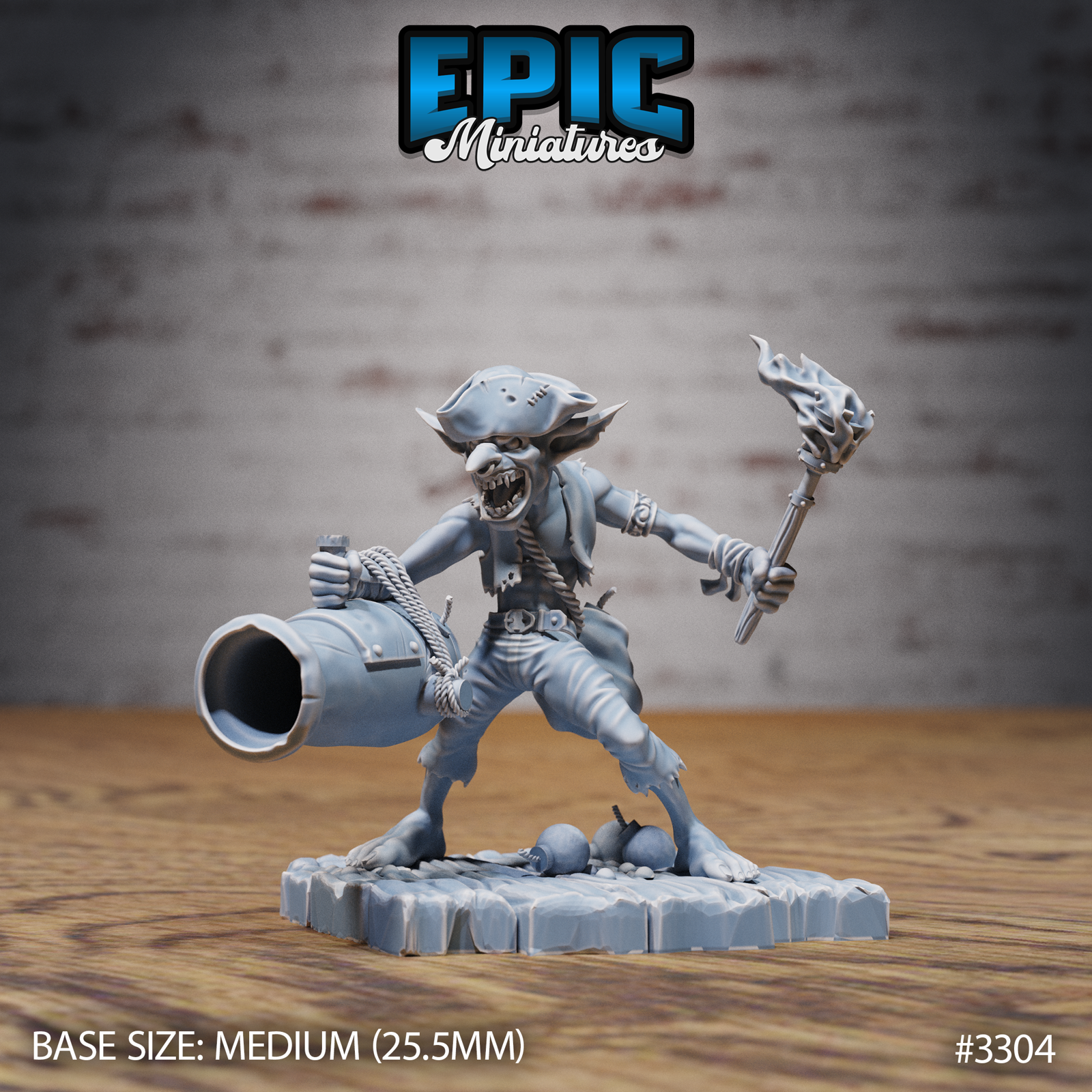 Goblin Canon Pirate - The Printable Dragon