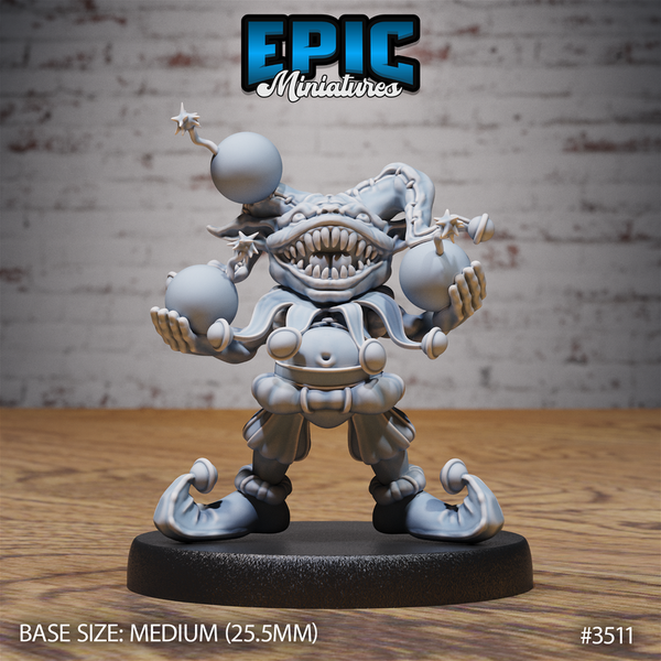 Goblin Clown 3D-printed model