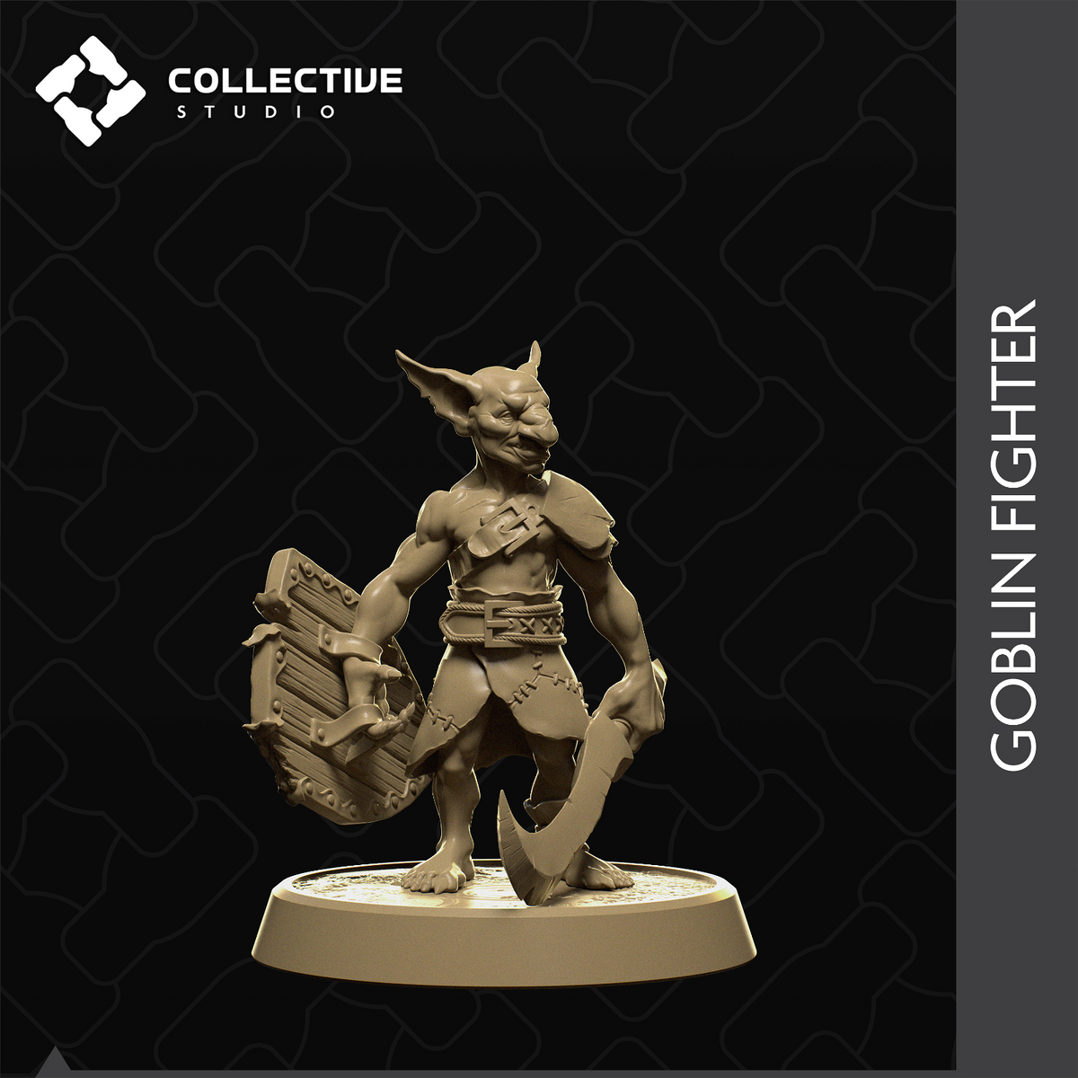 Goblin Fighter - The Printable Dragon