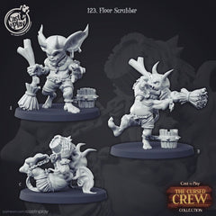 Goblin Floor Scrubber 3D-printed model