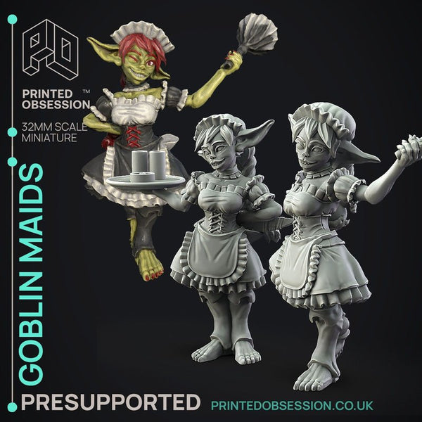 Goblin Maids 3D-printed model