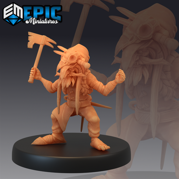 Goblin Redcap 3D-printed model