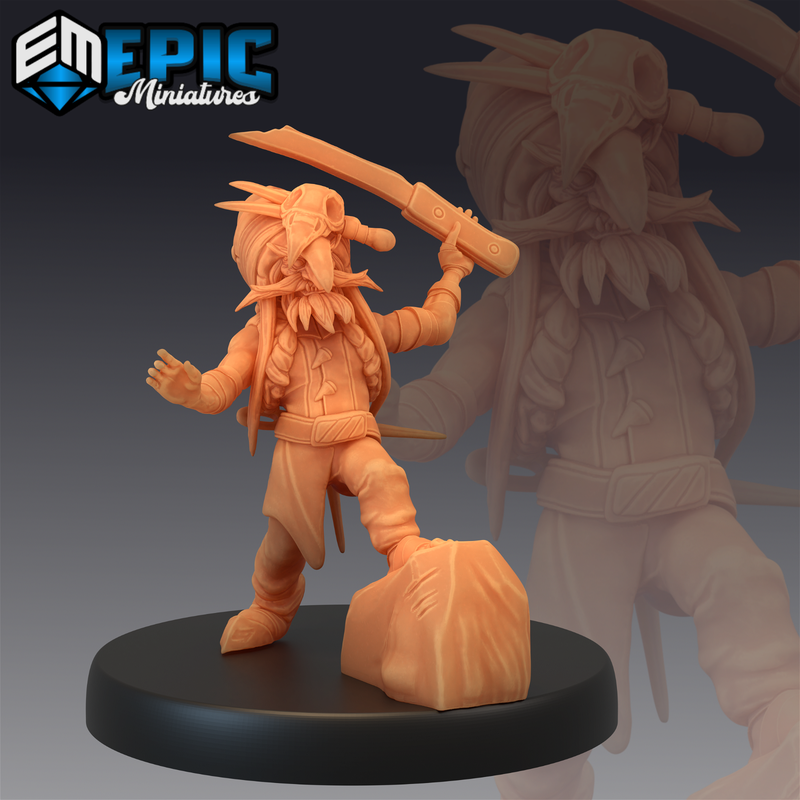 Goblin Redcap 3D-printed model