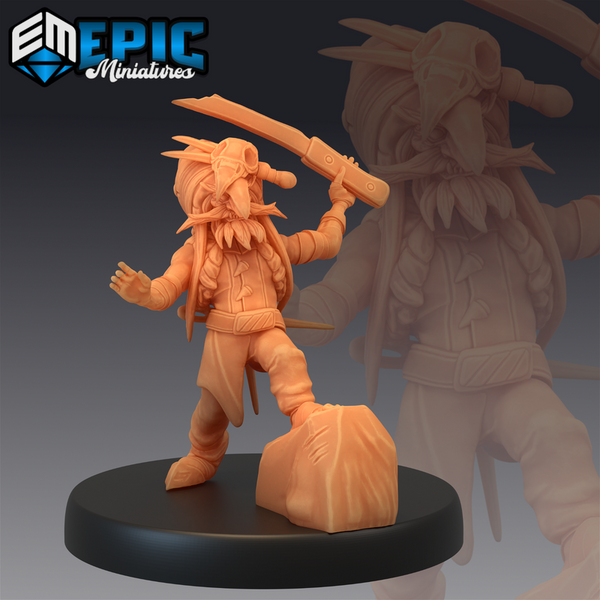 Goblin Redcap 3D-printed model