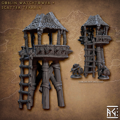 Goblin Watchtower 3D-printed model