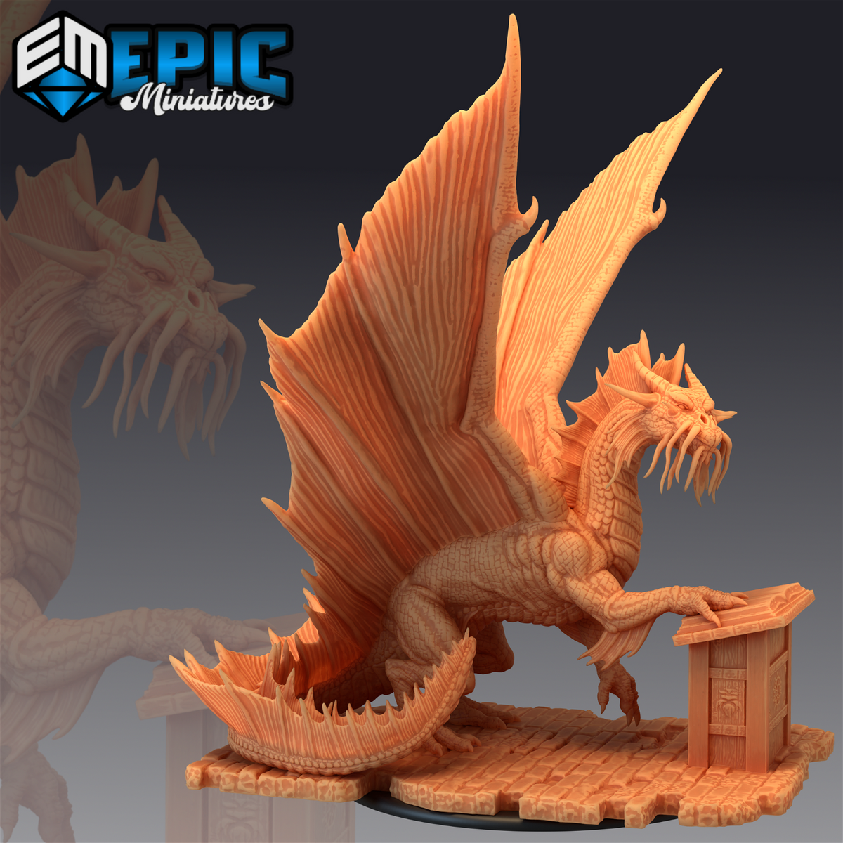Gold Dragon - The Printable Dragon