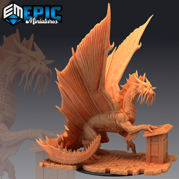 Gold Dragon - The Printable Dragon