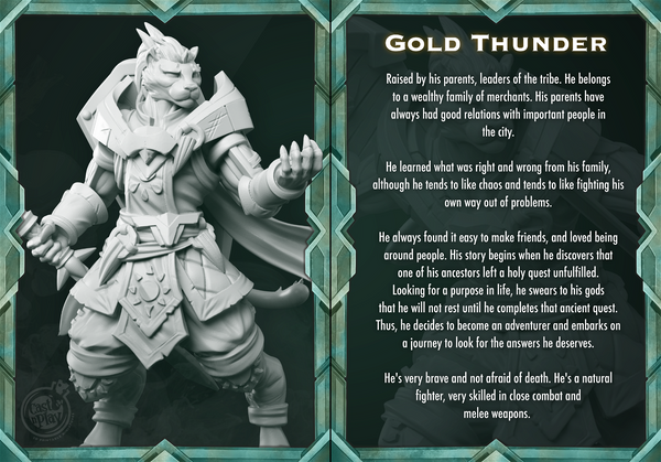Gold Thunder - The Printable Dragon
