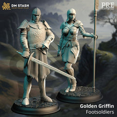 Golden Griffin Foot Soldiers 3D-printed model