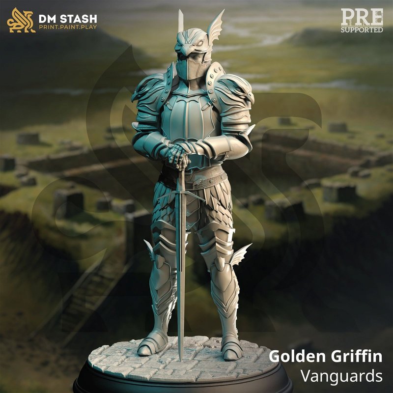 Golden Griffin Vanguards 3D-printed model
