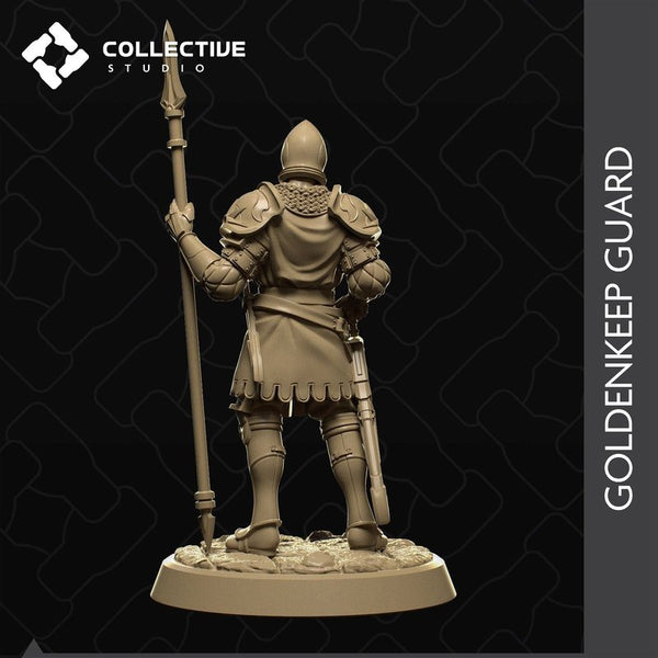 Goldenkeep Guard 3D-printed model