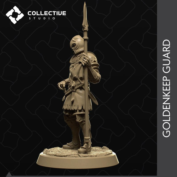 Goldenkeep Guard 3D-printed model