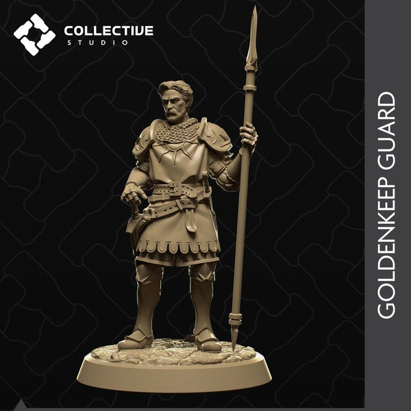 Goldenkeep Guard 3D-printed model