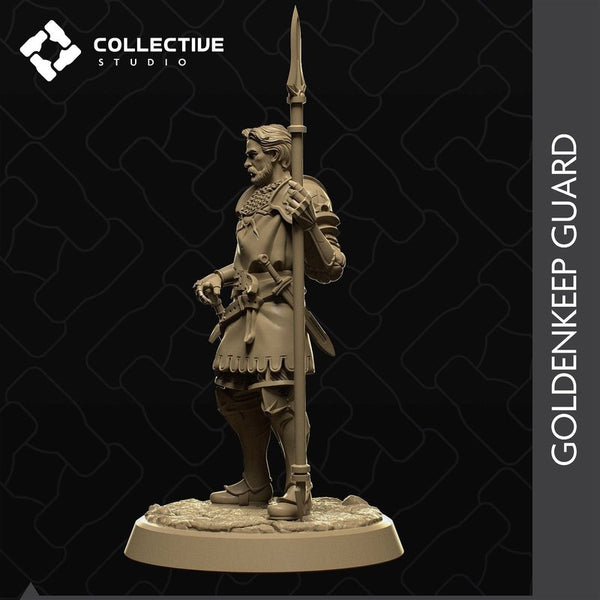 Goldenkeep Guard 3D-printed model