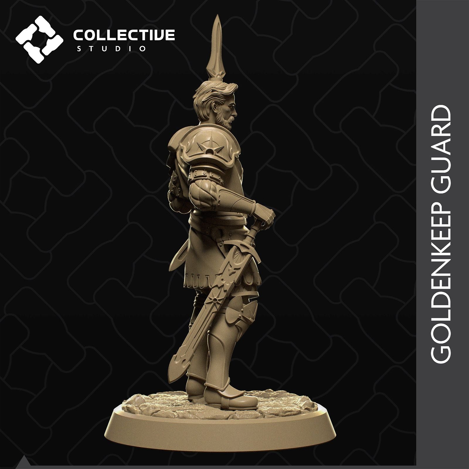 Goldenkeep Guard - The Printable Dragon