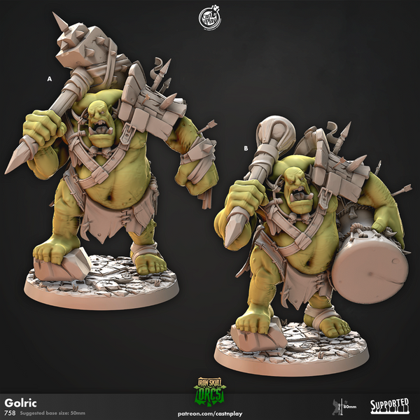 Golric 3D-printed model