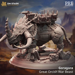 Goragora - Great Orcish War Beast 3D-printed model